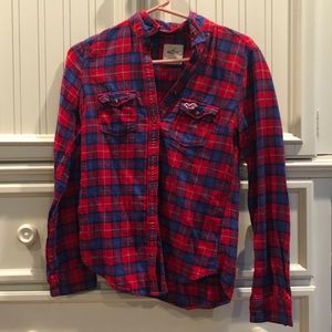 Hollister Multi-Colored Flannel